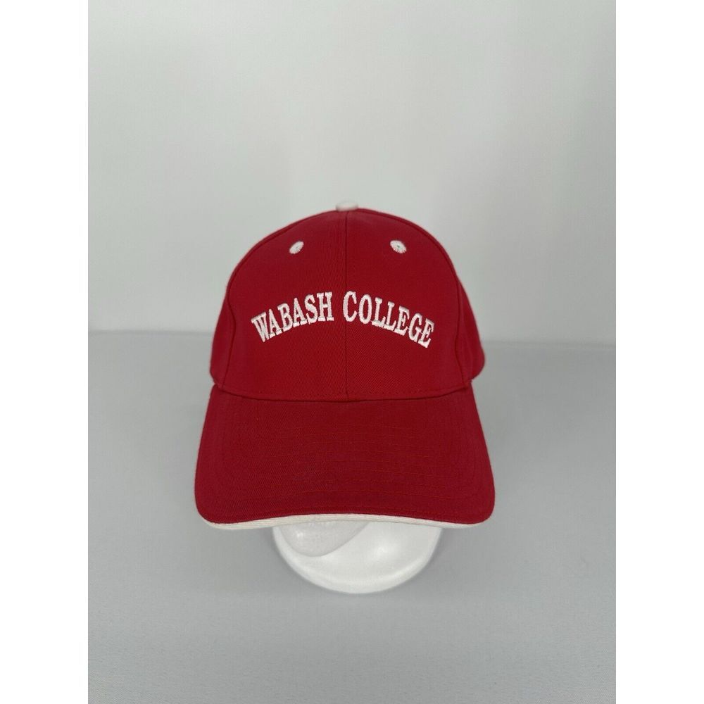 Adult Unisex Red Wabash College Baseball Hat Dad Cap Adjustable 100% Cotton